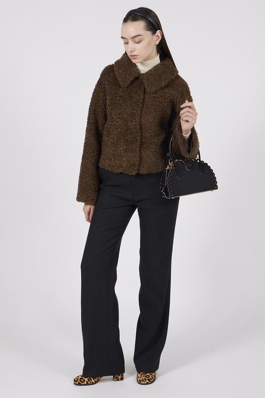 【リナージオ/LIGNAGGIO】の巻き毛フェイクショートジャケット 人気、トレンドファッション・服の通販 founy(ファニー) 　ファッション　Fashion　レディースファッション　Fashion for Women　アウター　Coat / Outerwear Collection　レディースジャケット・軽アウター　Jackets　コンパクト　Compact, Small Size　ジャケット　Jacket, Outerwear　バランス　Balance, Style Balance　ファブリック　Fabric, Textile　再入荷　Restock / Back in Stock　other-8|ID: prp329100004676073 ipo3291000000035298650