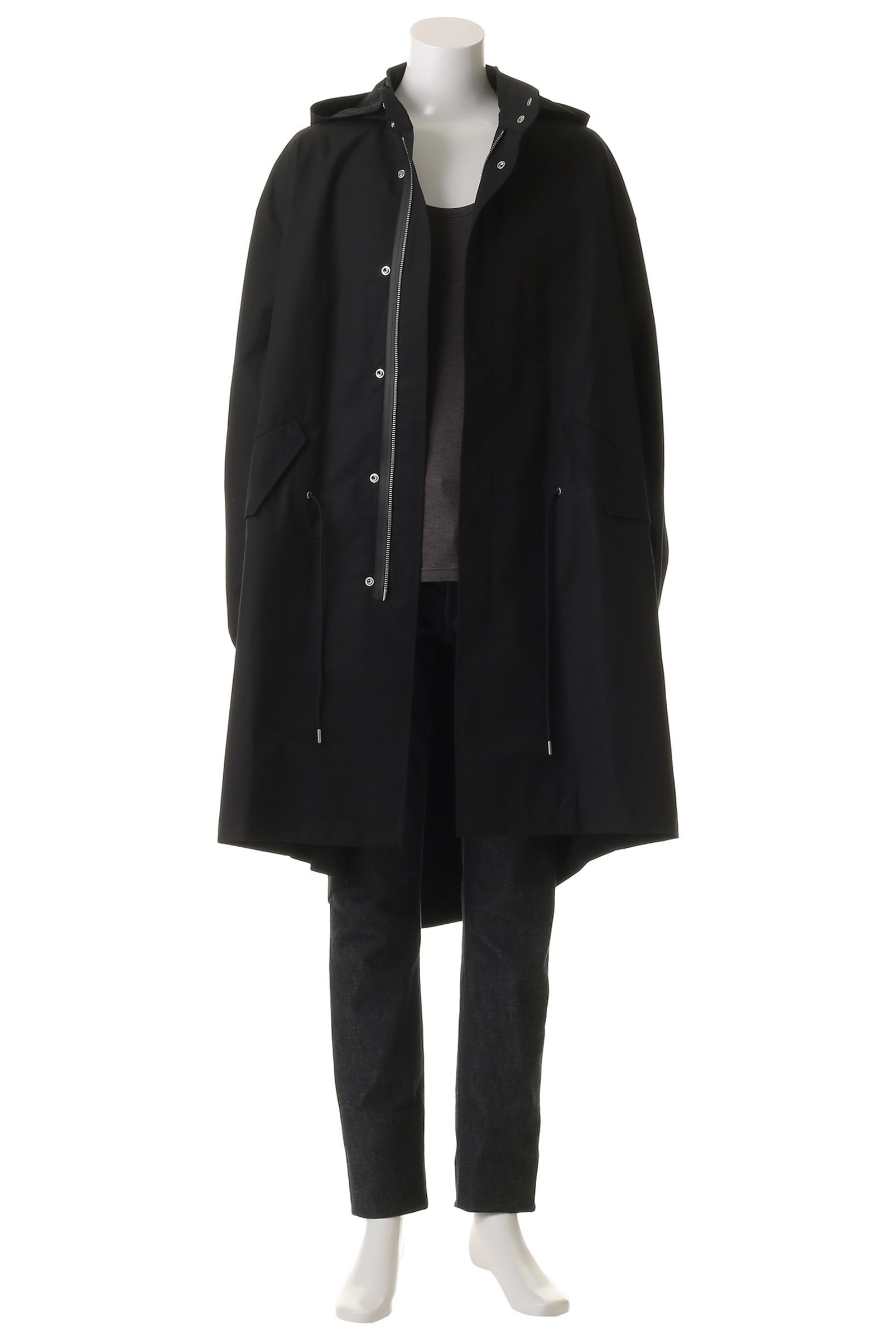【スタジオ ニコルソン/STUDIO NICHOLSON / MEN】の【MEN】MOBI MATTE COTTON NYLON パーカー 人気、トレンドファッション・服の通販 founy(ファニー) 　ファッション　Fashion　メンズファッション　Fashion for Men　シンプル　Simple, Minimal　スタンド　Stand Collar, Upright Stand　トレンド　Trend, Trending Now　パーカー　Hoodie, Parka　モダン　Modern, Contemporary　リラックス　Relax, Relaxed Fit　ロング　Long, Long-Length　新作・新入荷　New Arrivals / New In　other-8|ID: prp329100004676075 ipo3291000000033788018