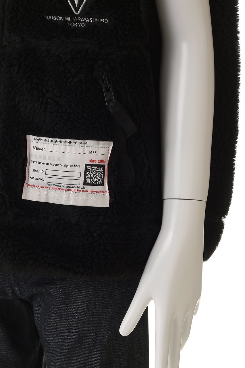 【メゾン ミハラヤスヒロ/Maison MIHARA YASUHIRO / MEN】の【MEN】AMATEUR SEWN ワイド バック ボア ベスト 人気、トレンドファッション・服の通販 founy(ファニー) 　ファッション　Fashion　メンズファッション　Fashion for Men　ジップ　Zip, Zipper　ジャケット　Jacket, Outerwear　スウェット / スエット　Sweatshirt, Sweatwear　ベスト　Vest, Waistcoat　ワイド　Wide, Wide Fit　新作・新入荷　New Arrivals / New In　other-6|ID: prp329100004676076 ipo3291000000033788025