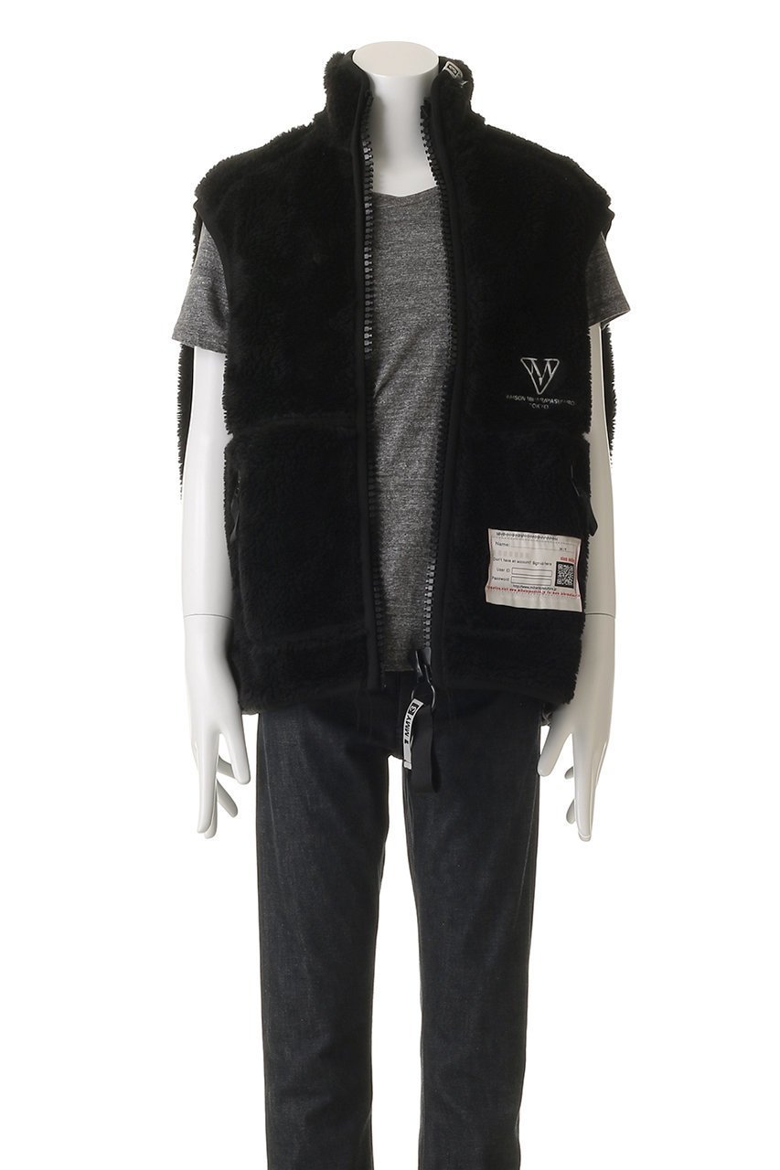 【メゾン ミハラヤスヒロ/Maison MIHARA YASUHIRO / MEN】の【MEN】AMATEUR SEWN ワイド バック ボア ベスト 人気、トレンドファッション・服の通販 founy(ファニー) 　ファッション　Fashion　メンズファッション　Fashion for Men　ジップ　Zip, Zipper　ジャケット　Jacket, Outerwear　スウェット / スエット　Sweatshirt, Sweatwear　ベスト　Vest, Waistcoat　ワイド　Wide, Wide Fit　新作・新入荷　New Arrivals / New In　other-8|ID: prp329100004676076 ipo3291000000033788027