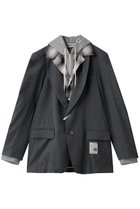 【メゾン ミハラヤスヒロ/Maison MIHARA YASUHIRO / MEN】の【MEN】TRIPLE レイヤード ブレザー グレー|ID: prp329100004676077 ipo3291000000035475771