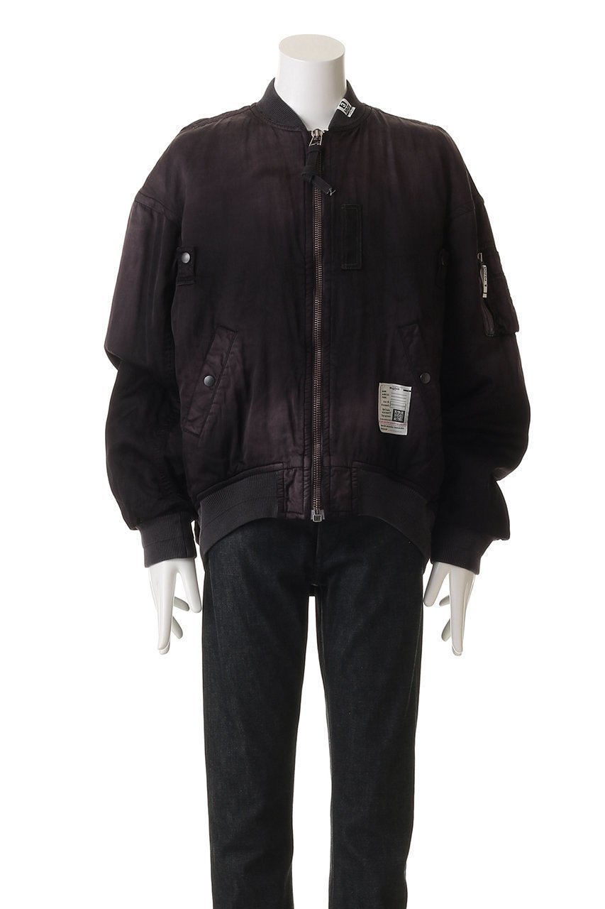 【メゾン ミハラヤスヒロ/Maison MIHARA YASUHIRO / MEN】の【MEN】AGED フライト ジャケット 人気、トレンドファッション・服の通販 founy(ファニー) 　ファッション　Fashion　メンズファッション　Fashion for Men　ジャケット　Jacket, Outerwear　スラックス　Slacks, Dress Pants　デニム　Denim, Jeans Material　バランス　Balance, Style Balance　ブルゾン　Blouson, Bomber Jacket　ボトム　Bottoms, Lower Wear　ヴィンテージ　Vintage Style　新作・新入荷　New Arrivals / New In　other-2|ID: prp329100004676079 ipo3291000000033788049