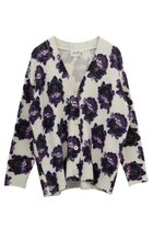 【マルティニーク/martinique】の【l heritage martinique】フラワープリントカーディガン アイボリー|ID: prp329100004680115 ipo3291000000036134418