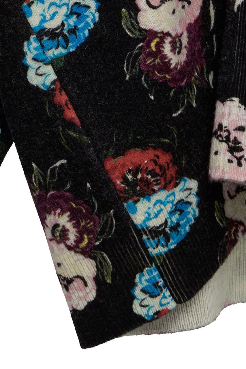 【マルティニーク/martinique】の【l heritage martinique】フラワープリントカーディガン 人気、トレンドファッション・服の通販 founy(ファニー) 　ファッション　Fashion　レディースファッション　Fashion for Women　トップス・カットソー　Cut & Sew Tops　ニット　Knit Tops & Sweaters　カーディガン・羽織り　Layered Style Cardigans　花柄・フラワープリント・モチーフ　Floral Prints & Motifs / Flower Pattern Tops　おすすめ　Recommended / Our Picks　アンサンブル　Ensemble Set　カーディガン　Cardigan, Knitwear　シンプル　Simple, Minimal　ストレッチ　Stretch, Stretchy Fabric　フォルム　Silhouette, Form　フラワー　Flower, Floral　プリント　Print, Printed Pattern　other-5|ID: prp329100004680115 ipo3291000000036134423