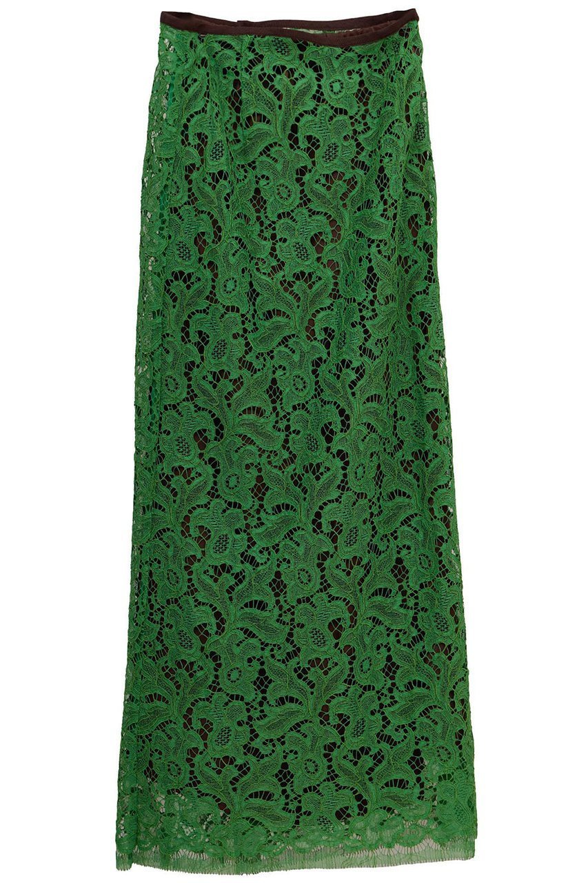 【マルティニーク/martinique】の【l heritage martinique】フレンチリバーレーススカート インテリア・キッズ・メンズ・レディースファッション・服の通販 founy(ファニー) 　ファッション　Fashion　レディースファッション　Fashion for Women　スカート　Skirts　ロングスカート　Long Skirts / Maxi & Midi Skirts　おすすめ　Recommended / Our Picks　アンダー　Underwear Essentials　シンプル　Simple, Minimal　フランス　France, French　レース　Lace, Lace Fabric　ロング　Long, Long-Length　グリーン|ID: prp329100004680116 ipo3291000000035616371