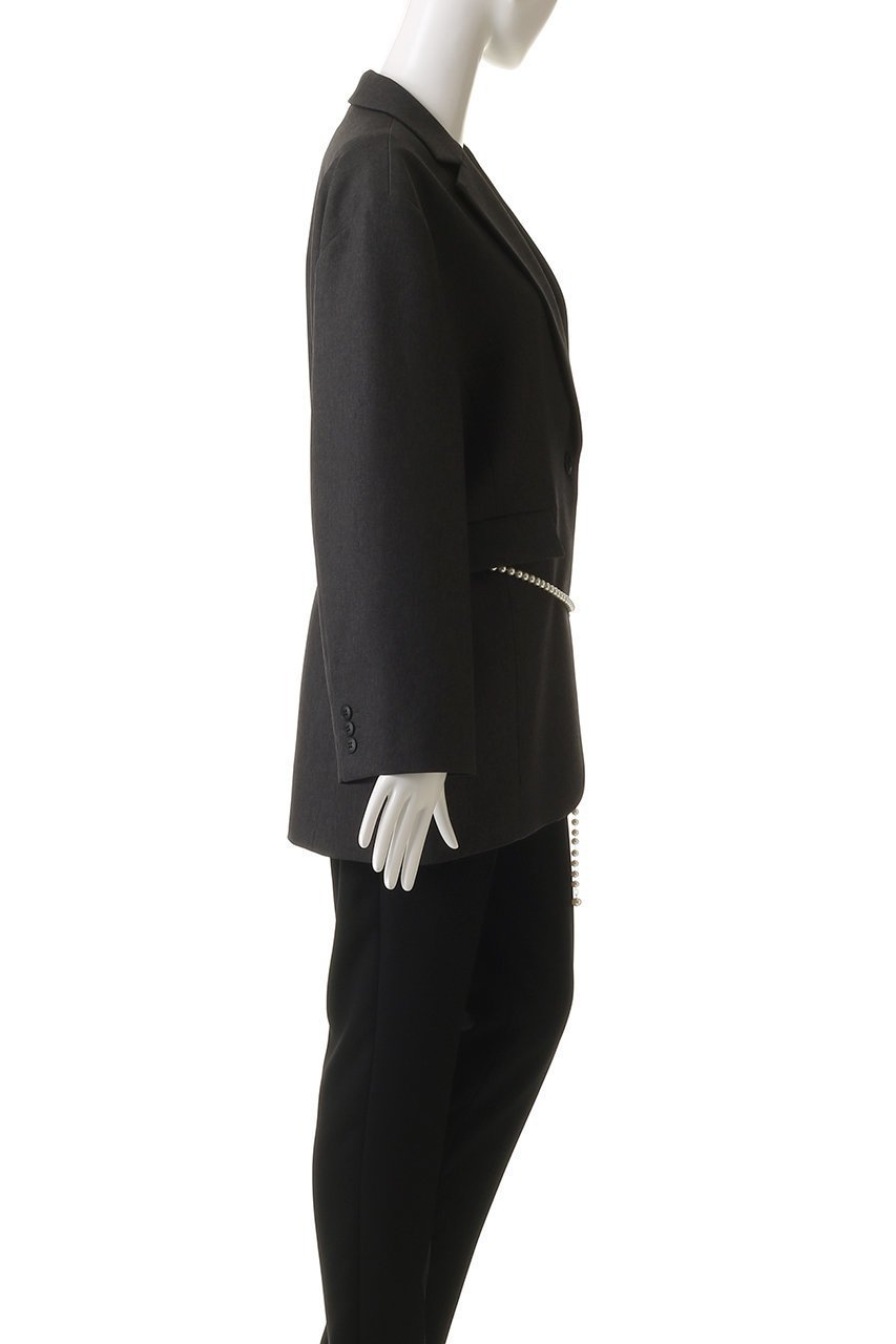 【マノフ/MANOF】のPEARL BELT JACKET ジャケット 人気、トレンドファッション・服の通販 founy(ファニー) 　ファッション　Fashion　レディースファッション　Fashion for Women　アウター　Coat / Outerwear Collection　レディースジャケット・軽アウター　Jackets　ジャケット　Jacket, Outerwear　パール　Pearl, Pearl Accent　other-3|ID: prp329100004680121 ipo3291000000035759702