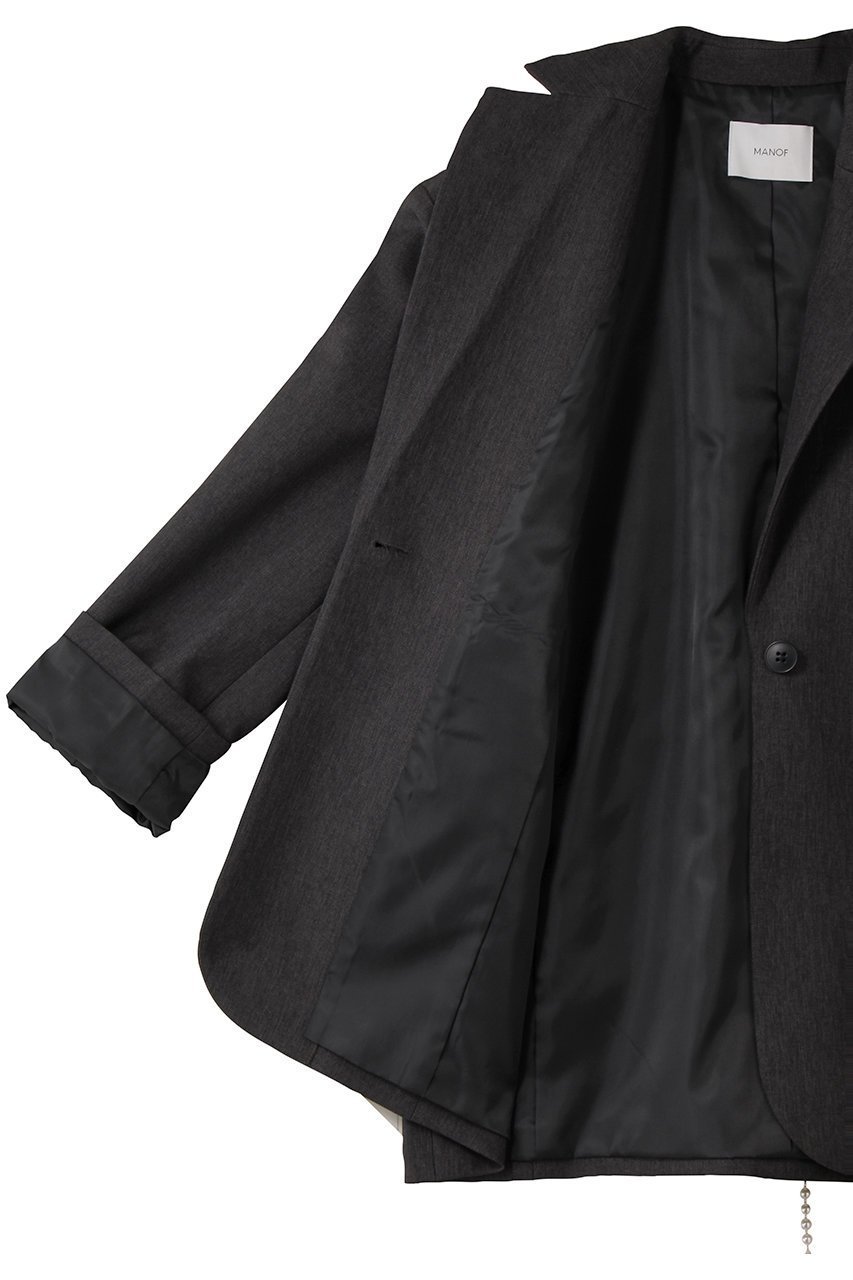 【マノフ/MANOF】のPEARL BELT JACKET ジャケット 人気、トレンドファッション・服の通販 founy(ファニー) 　ファッション　Fashion　レディースファッション　Fashion for Women　アウター　Coat / Outerwear Collection　レディースジャケット・軽アウター　Jackets　ジャケット　Jacket, Outerwear　パール　Pearl, Pearl Accent　other-6|ID: prp329100004680121 ipo3291000000035759705