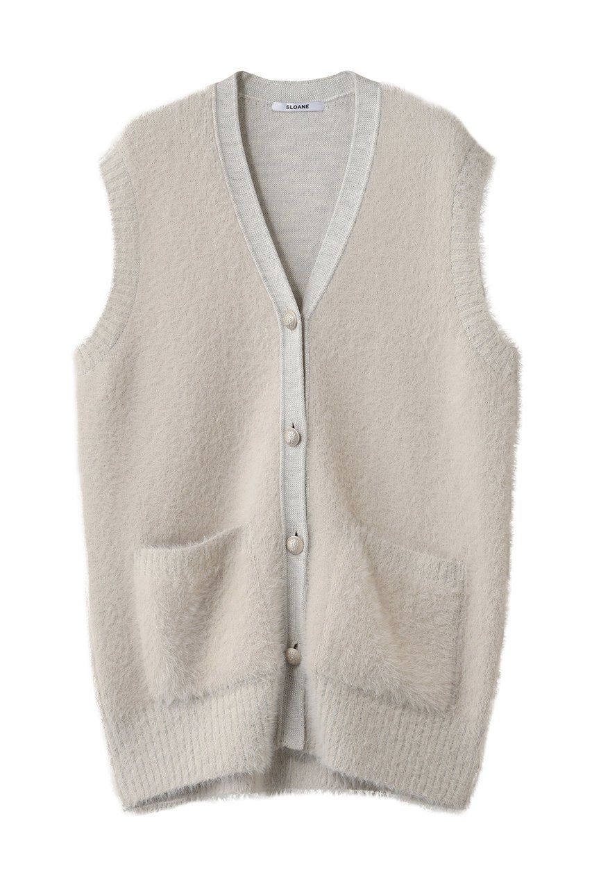 【スローン/SLOANE】の7Gシャギー ニット ジレ 人気、トレンドファッション・服の通販 founy(ファニー) 　ファッション　Fashion　レディースファッション　Fashion for Women　アウター　Coat / Outerwear Collection　レディースジャケット・軽アウター　Jackets　なめらか　Smooth, Silky Texture　ジャケット　Jacket, Outerwear　トレンド　Trend, Trending Now　フェイクファー　Faux Fur, Imitation Fur　ベスト　Vest, Waistcoat　ラグジュアリー　Luxury, Elegant　新作・新入荷　New Arrivals / New In　 other-1|ID: prp329100004680122 ipo3291000000033805965