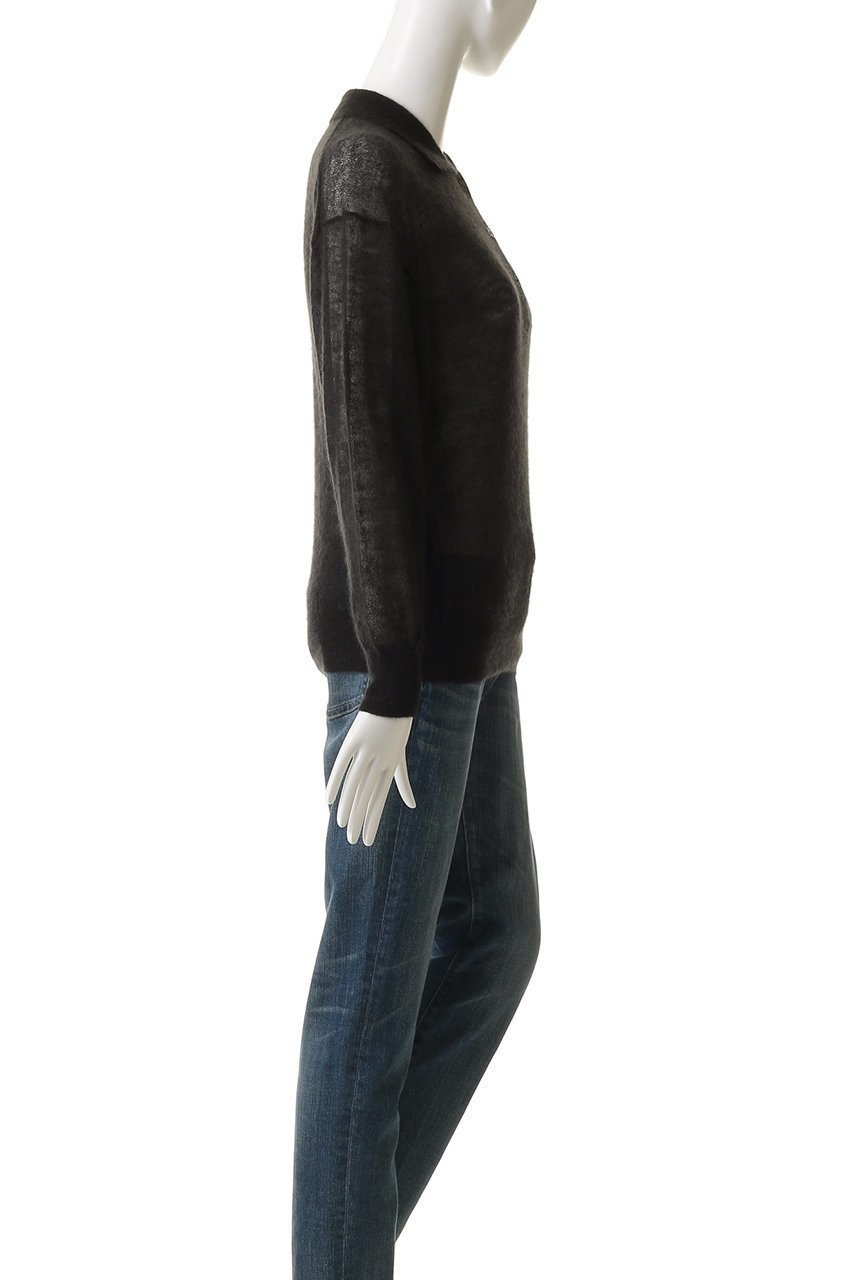 【バトナー/BATONER】のシアー モヘア ポロ 人気、トレンドファッション・服の通販 founy(ファニー) 　ファッション　Fashion　レディースファッション　Fashion for Women　トップス・カットソー　Cut & Sew Tops　ニット　Knit Tops & Sweaters　カジュアルプルオーバー・ニットトップス　Pullovers & Knit Tops / Casual Pullovers　クラシカル　Classical, Vintage-Inspired　シアー　Sheer, See-Through　スラックス　Slacks, Dress Pants　デニム　Denim, Jeans Material　ポロシャツ　Polo Shirt, Collared Tee　other-3|ID: prp329100004680123 ipo3291000000035616411