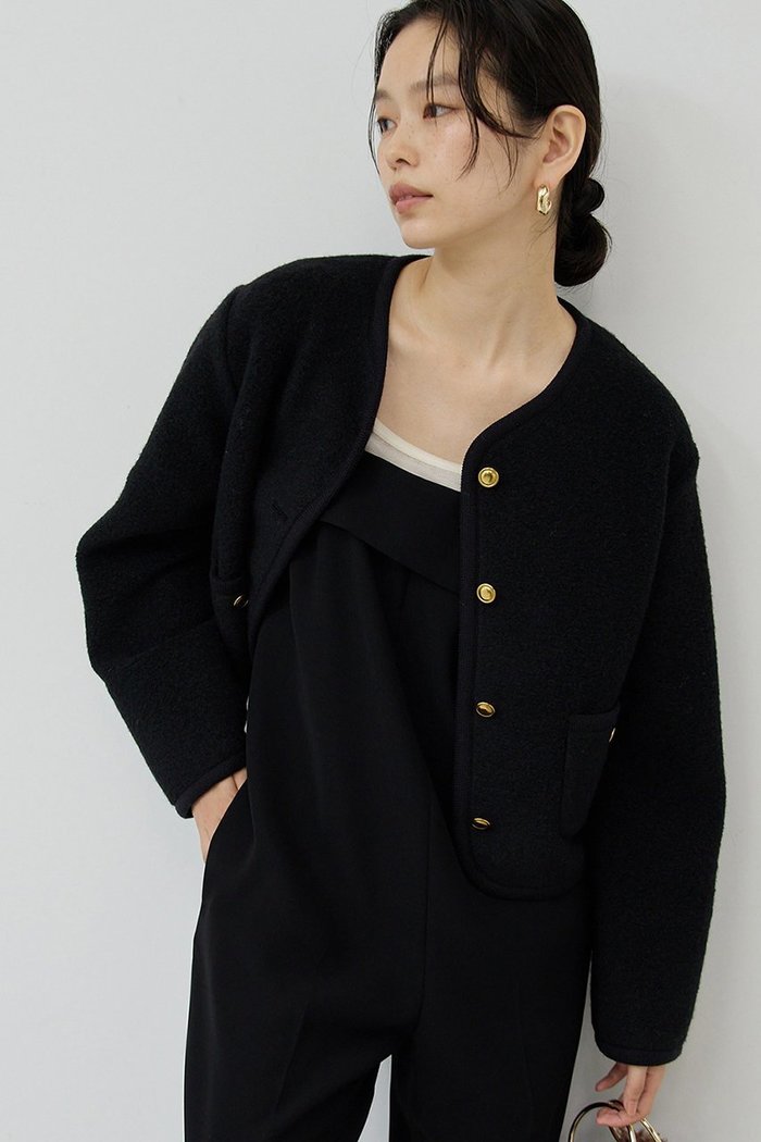 【ガリャルダガランテ/GALLARDAGALANTE】のスライパーニットジャケット インテリア・キッズ・メンズ・レディースファッション・服の通販 founy(ファニー) https://founy.com/ ファッション Fashion レディースファッション Fashion for Women アウター Coat / Outerwear Collection レディースジャケット・軽アウター Jackets ショート Short, Short Length ジャケット Jacket, Outerwear ツイード Twill, Twill Weave デニム Denim, Jeans Material トレンド Trend, Trending Now バランス Balance, Style Balance 軽量 Lightweight, Ultra Light |ID: prp329100004680125 ipo3291000000035759711