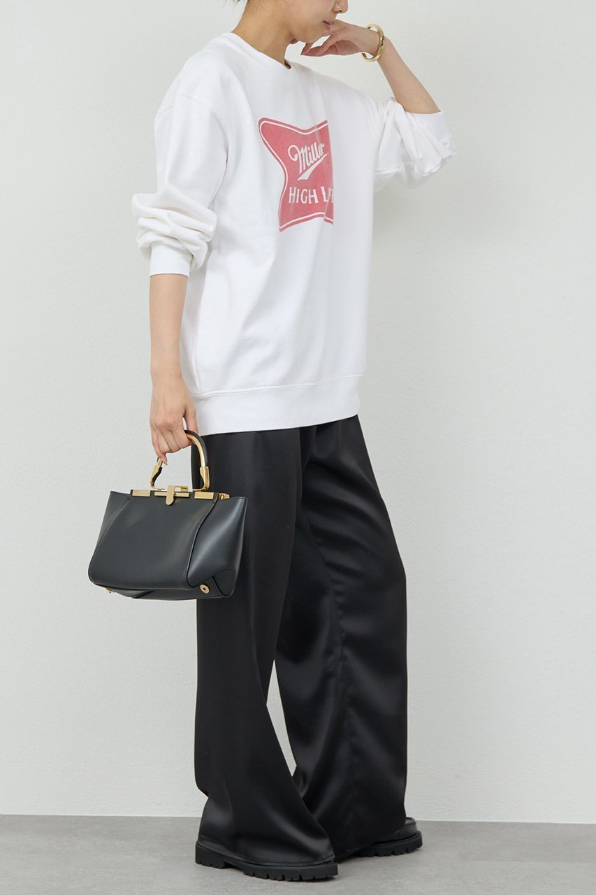 【ガリャルダガランテ/GALLARDAGALANTE】の【GOOD ROCK SPEED】Miller High Life スウェット 人気、トレンドファッション・服の通販 founy(ファニー) 　ファッション　Fashion　レディースファッション　Fashion for Women　トップス・カットソー　Cut & Sew Tops　シャツ・ブラウス・オフィスカジュアル　Elegant Blouses & Button-Ups　レディースパーカー・カジュアルフーディー　Casual Hoodies & Sweatshirts　ロングTシャツ・Tシャツ　Longline T-Shirts & Tees　スウェット・クルーネックトップス　Sweatshirts & Crewnecks / Relaxed Fit Sweat Tops　カットソー・ベーシックTシャツ　Cut-and-Sewn Tops / Stretch Tees & Basics　おすすめ　Recommended / Our Picks　グラフィック　Graphic, Graphic Design　スウェット / スエット　Sweatshirt, Sweatwear　バランス　Balance, Style Balance　プリント　Print, Printed Pattern　ボトム　Bottoms, Lower Wear　ロング　Long, Long-Length　新作・新入荷　New Arrivals / New In　other-3|ID: prp329100004680126 ipo3291000000033806003