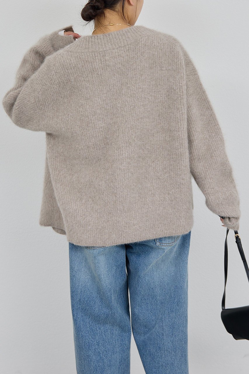 【ガリャルダガランテ/GALLARDAGALANTE】のファーVネックカーディガン 人気、トレンドファッション・服の通販 founy(ファニー) 　ファッション　Fashion　レディースファッション　Fashion for Women　トップス・カットソー　Cut & Sew Tops　ニット　Knit Tops & Sweaters　カーディガン・羽織り　Layered Style Cardigans　Vネックトップス　V-Neck Tops / V-Cut Neckline Shirts　おすすめ　Recommended / Our Picks　カーディガン　Cardigan, Knitwear　フォックス　Fox, Fox Fur　エレガント 上品　Elegant　other-8|ID: prp329100004680127 ipo3291000000036134460