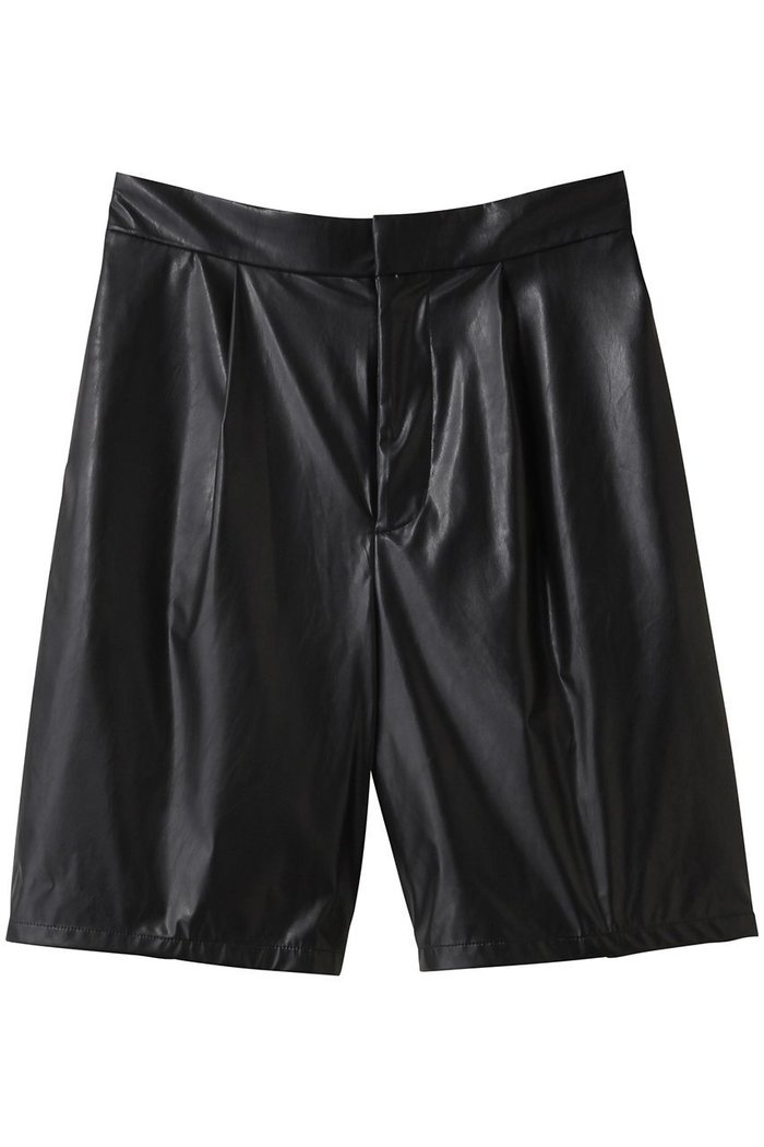 【ミディウミソリッド/MIDIUMISOLID】のシンセティックレザーショートパンツ インテリア・キッズ・メンズ・レディースファッション・服の通販 founy(ファニー) https://founy.com/ ファッション Fashion レディースファッション Fashion for Women パンツ Pants & Trousers ショートパンツ・ハーフパンツ High-Waisted & Relaxed Shorts おすすめ Recommended / Our Picks クール Cool, Chic ショート Short, Short Length シンプル Simple, Minimal セットアップ Set-Up, Coordinated Outfit フェイクレザー Faux Leather, PU Leather フェミニン Feminine, Girly |ID: prp329100004680129 ipo3291000000035759724