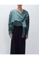 【プルミエ アロンディスモン/1er Arrondissement】のシルクボウタイブラウス 人気、トレンドファッション・服の通販 founy(ファニー) ファッション Fashion レディースファッション Fashion for Women トップス・カットソー Cut & Sew Tops シャツ・ブラウス・オフィスカジュアル Elegant Blouses & Button-Ups オーガンジー Organza Fabric シルク Silk, 100% Silk スリーブ Sleeve, Long Sleeve / Short Sleeve ドレープ Drape, Draping Fabric ボウタイ Bow Tie, Neck Bow ロング Long, Long-Length 新作・新入荷 New Arrivals / New In |ID:prp329100004680130