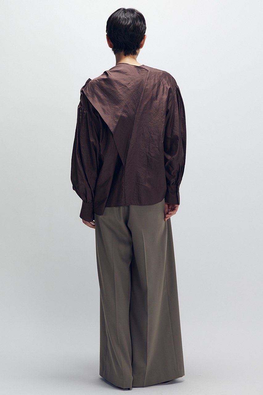 【プルミエ アロンディスモン/1er Arrondissement】のシルクボウタイブラウス 人気、トレンドファッション・服の通販 founy(ファニー) 　ファッション　Fashion　レディースファッション　Fashion for Women　トップス・カットソー　Cut & Sew Tops　シャツ・ブラウス・オフィスカジュアル　Elegant Blouses & Button-Ups　オーガンジー　Organza Fabric　シルク　Silk, 100% Silk　スリーブ　Sleeve, Long Sleeve / Short Sleeve　ドレープ　Drape, Draping Fabric　ボウタイ　Bow Tie, Neck Bow　ロング　Long, Long-Length　新作・新入荷　New Arrivals / New In　other-5|ID: prp329100004680130 ipo3291000000033806036