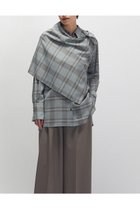 【プルミエ アロンディスモン/1er Arrondissement】のTWチェックスカーフシャツ 人気、トレンドファッション・服の通販 founy(ファニー) ファッション Fashion レディースファッション Fashion for Women トップス・カットソー Cut & Sew Tops シャツ・ブラウス・オフィスカジュアル Elegant Blouses & Button-Ups スカーフ Scarf, Neckwear スリーブ Sleeve, Long Sleeve / Short Sleeve ドレープ Drape, Draping Fabric ループ Loop, Loop Knit ロング Long, Long-Length 別注 Limited Edition, Custom Order 新作・新入荷 New Arrivals / New In 秋 Autumn thumbnail グリーン|ID: prp329100004680131 ipo3291000000033806038