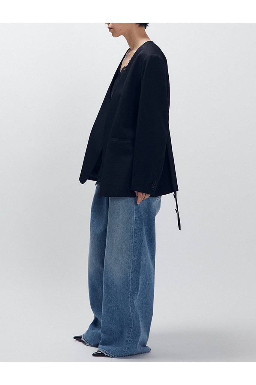【プルミエ アロンディスモン/1er Arrondissement】のクリアーウールノーカラージャケット 人気、トレンドファッション・服の通販 founy(ファニー) 　ファッション　Fashion　レディースファッション　Fashion for Women　アウター　Coat / Outerwear Collection　レディースジャケット・軽アウター　Jackets　ノーカラージャケット / シンプル上品コーデ　Collarless Jackets　ジャケット　Jacket, Outerwear　マニッシュ　Mannish, Boyish　新作・新入荷　New Arrivals / New In　other-3|ID: prp329100004680132 ipo3291000000033806047