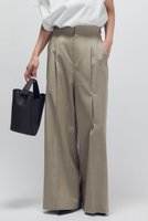 【プルミエ アロンディスモン/1er Arrondissement】のクリアーウールワイドトラウザー 人気、トレンドファッション・服の通販 founy(ファニー) ファッション Fashion レディースファッション Fashion for Women パンツ Pants & Trousers スカーフ Scarf, Neckwear マニッシュ Mannish, Boyish ワイド Wide, Wide Fit 新作・新入荷 New Arrivals / New In |ID:prp329100004680133