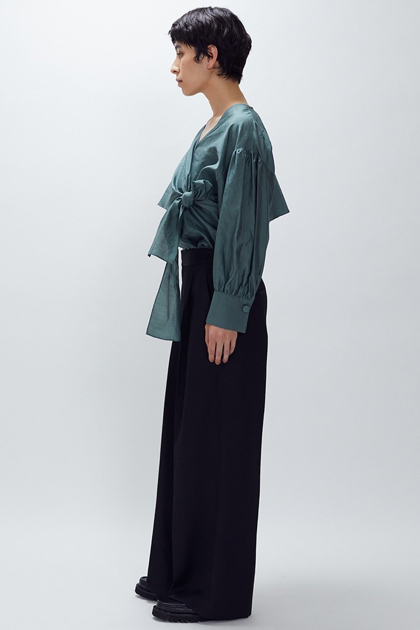 【プルミエ アロンディスモン/1er Arrondissement】のクリアーウールワイドトラウザー 人気、トレンドファッション・服の通販 founy(ファニー) 　ファッション　Fashion　レディースファッション　Fashion for Women　パンツ　Pants & Trousers　スカーフ　Scarf, Neckwear　マニッシュ　Mannish, Boyish　ワイド　Wide, Wide Fit　新作・新入荷　New Arrivals / New In　other-4|ID: prp329100004680133 ipo3291000000033806054