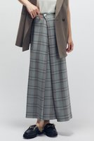 【プルミエ アロンディスモン/1er Arrondissement】のTWチェックラップスカート 人気、トレンドファッション・服の通販 founy(ファニー) ファッション Fashion レディースファッション Fashion for Women スカート Skirts ロングスカート Long Skirts / Maxi & Midi Skirts スリット Slit, Slit Detail ラップ Wrap, Wrap Design ロング Long, Long-Length 別注 Limited Edition, Custom Order 新作・新入荷 New Arrivals / New In 秋 Autumn |ID:prp329100004680134