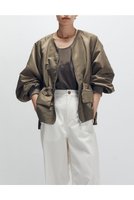 【プルミエ アロンディスモン/1er Arrondissement】のナイロンサテンブルゾン 人気、トレンドファッション・服の通販 founy(ファニー) ファッション Fashion レディースファッション Fashion for Women アウター Coat / Outerwear Collection レディースジャケット・軽アウター Jackets ブルゾンジャケット・スポーティアウター Blouson Jackets サテン Satin, Glossy Fabric ジャケット Jacket, Outerwear スピンドル Spindle, Drawcord フェミニン Feminine, Girly フォルム Silhouette, Form ブルゾン Blouson, Bomber Jacket ミリタリー Military, Army Style 新作・新入荷 New Arrivals / New In |ID:prp329100004680135