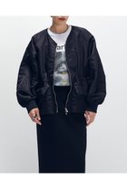 【プルミエ アロンディスモン/1er Arrondissement】のナイロンサテンブルゾン ブラック|ID: prp329100004680135 ipo3291000000033806065