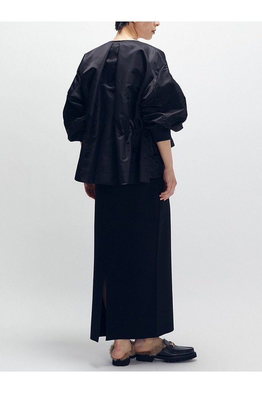 【プルミエ アロンディスモン/1er Arrondissement】のナイロンサテンブルゾン 人気、トレンドファッション・服の通販 founy(ファニー) 　ファッション　Fashion　レディースファッション　Fashion for Women　アウター　Coat / Outerwear Collection　レディースジャケット・軽アウター　Jackets　ブルゾンジャケット・スポーティアウター　Blouson Jackets　サテン　Satin, Glossy Fabric　ジャケット　Jacket, Outerwear　スピンドル　Spindle, Drawcord　フェミニン　Feminine, Girly　フォルム　Silhouette, Form　ブルゾン　Blouson, Bomber Jacket　ミリタリー　Military, Army Style　新作・新入荷　New Arrivals / New In　other-4|ID: prp329100004680135 ipo3291000000033806068