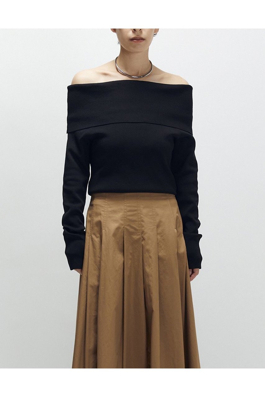 【プルミエ アロンディスモン/1er Arrondissement】のオフショルダープルオーバー 人気、トレンドファッション・服の通販 founy(ファニー) 　ファッション　Fashion　レディースファッション　Fashion for Women　トップス・カットソー　Cut & Sew Tops　ニット　Knit Tops & Sweaters　カジュアルプルオーバー・ニットトップス　Pullovers & Knit Tops / Casual Pullovers　フェミニン　Feminine, Girly　新作・新入荷　New Arrivals / New In　 other-1|ID: prp329100004680137 ipo3291000000033806076