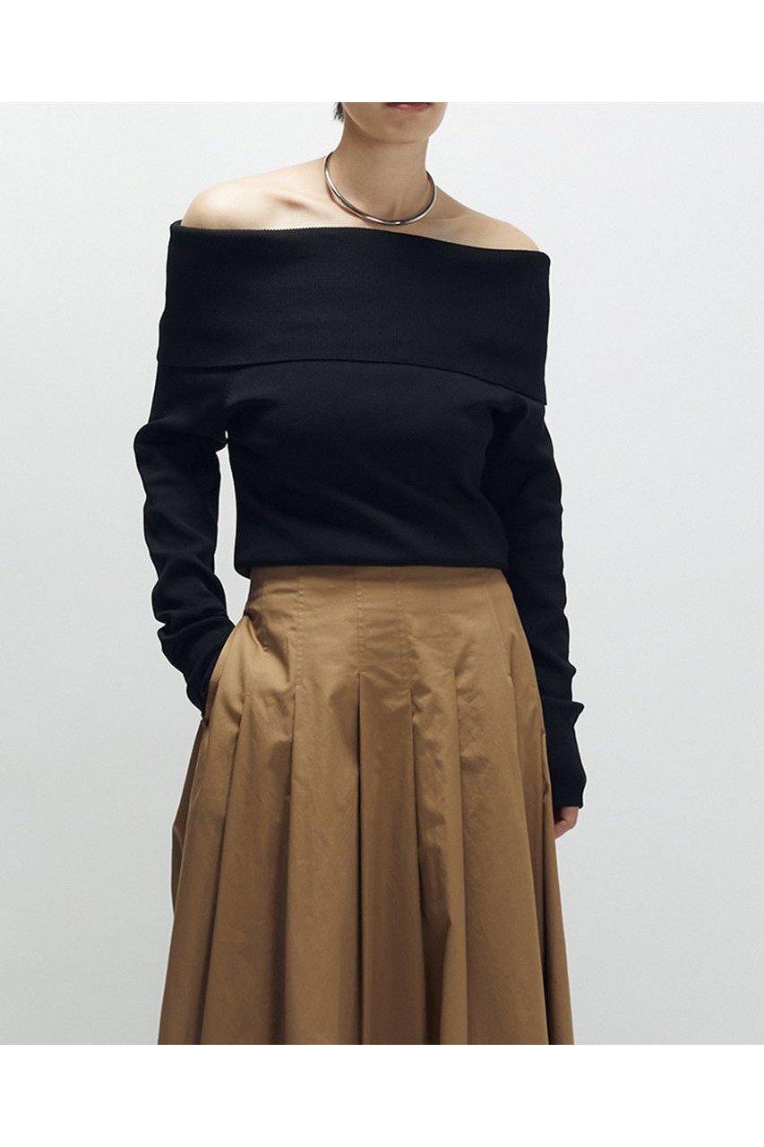 【プルミエ アロンディスモン/1er Arrondissement】のオフショルダープルオーバー 人気、トレンドファッション・服の通販 founy(ファニー) 　ファッション　Fashion　レディースファッション　Fashion for Women　トップス・カットソー　Cut & Sew Tops　ニット　Knit Tops & Sweaters　カジュアルプルオーバー・ニットトップス　Pullovers & Knit Tops / Casual Pullovers　フェミニン　Feminine, Girly　新作・新入荷　New Arrivals / New In　other-6|ID: prp329100004680137 ipo3291000000033806082