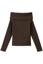 【プルミエ アロンディスモン/1er Arrondissement】のオフショルダープルオーバー 人気、トレンドファッション・服の通販 founy(ファニー) ファッション Fashion レディースファッション Fashion for Women トップス・カットソー Cut & Sew Tops ニット Knit Tops & Sweaters カジュアルプルオーバー・ニットトップス Pullovers & Knit Tops / Casual Pullovers フェミニン Feminine, Girly thumbnail モカ|ID: prp329100004680137 ipo3291000000035616431