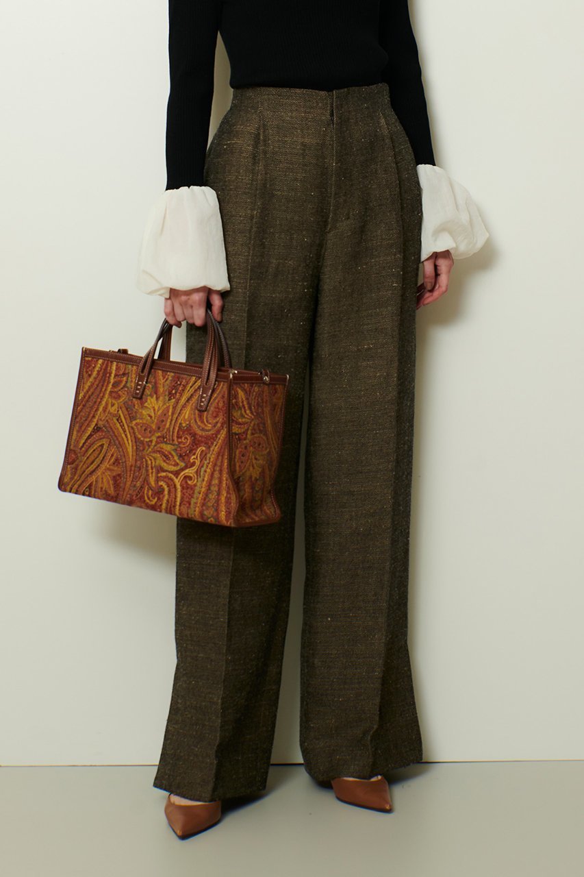 【アルアバイル/allureville】のリネンウールストレートパンツ 人気、トレンドファッション・服の通販 founy(ファニー) 　ファッション　Fashion　レディースファッション　Fashion for Women　パンツ　Pants & Trousers　イタリア　Italy　シンプル　Simple, Minimal　ジャケット　Jacket, Outerwear　ストレート　Straight, Straight Cut　セットアップ　Set-Up, Coordinated Outfit　フロント　Front, Front Design　ポケット　Pocket, Pocket Detail　リネン　Linen, Linen Fabric　other-3|ID: prp329100004680140 ipo3291000000035616444