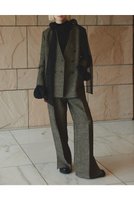 【アルアバイル/allureville】のツイーディーダブルブレストジャケット 人気、トレンドファッション・服の通販 founy(ファニー) ファッション Fashion レディースファッション Fashion for Women アウター Coat / Outerwear Collection レディースジャケット・軽アウター Jackets おすすめ Recommended / Our Picks イタリア Italy シンプル Simple, Minimal ジャケット Jacket, Outerwear ストレート Straight, Straight Cut セットアップ Set-Up, Coordinated Outfit ポケット Pocket, Pocket Detail マニッシュ Mannish, Boyish リネン Linen, Linen Fabric 新作・新入荷 New Arrivals / New In |ID:prp329100004680142