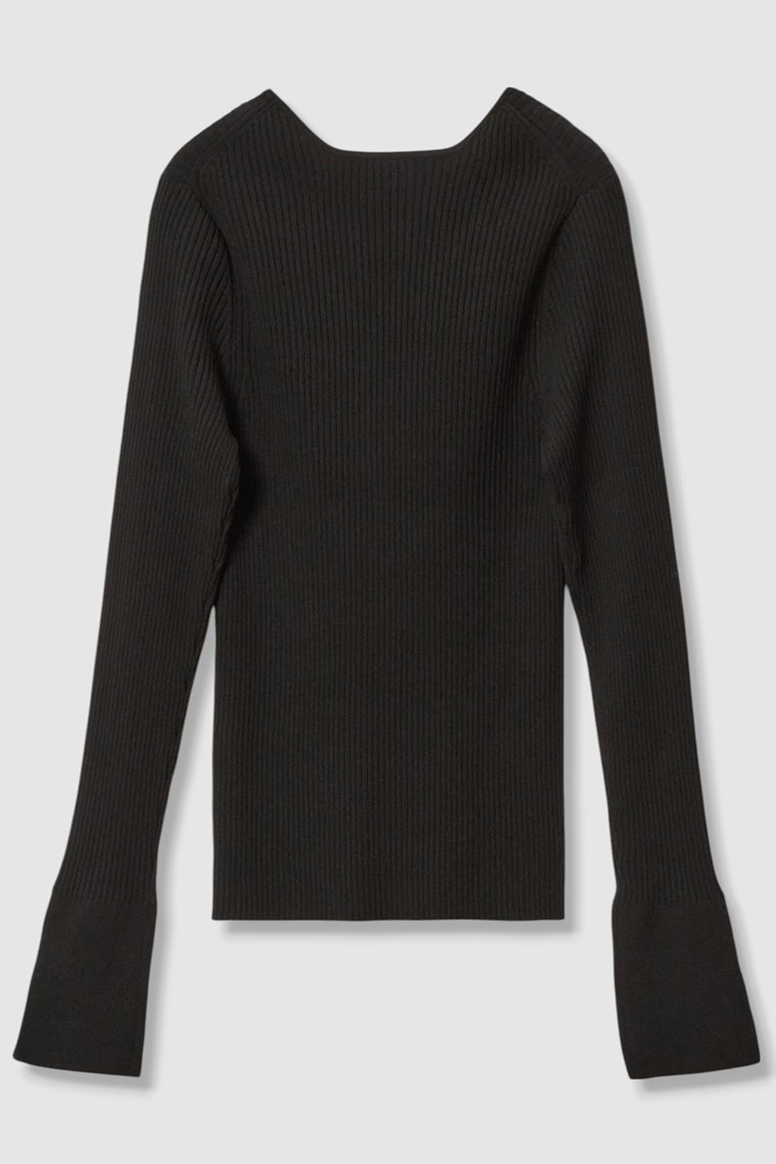 【アルアバイル/allureville】の袖釦Vネックプルオーバー 人気、トレンドファッション・服の通販 founy(ファニー) 　ファッション　Fashion　レディースファッション　Fashion for Women　トップス・カットソー　Cut & Sew Tops　ニット　Knit Tops & Sweaters　カジュアルプルオーバー・ニットトップス　Pullovers & Knit Tops / Casual Pullovers　Vネックトップス　V-Neck Tops / V-Cut Neckline Shirts　カフス　Cuff Design　シンプル　Simple, Minimal　スリット　Slit, Slit Detail　ベーシック　Basic, Essential　ボトム　Bottoms, Lower Wear　リブニット　Rib Knit, Ribbed Knit　新作・新入荷　New Arrivals / New In　other-2|ID: prp329100004680143 ipo3291000000033806128