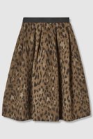 【アルアバイル/allureville】のMILIORレオパードスカート 人気、トレンドファッション・服の通販 founy(ファニー) ファッション Fashion レディースファッション Fashion for Women スカート Skirts イタリア Italy グログラン Grosgrain, Grosgrain Ribbon デニム Denim, Jeans Material トレンド Trend, Trending Now フォルム Silhouette, Form レオパード Leopard, Animal Print 今季 This Season, Current Season 新作・新入荷 New Arrivals / New In |ID:prp329100004680145