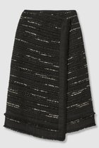 【アルアバイル/allureville】のジオリカラップスカート 人気、トレンドファッション・服の通販 founy(ファニー) ファッション Fashion レディースファッション Fashion for Women スカート Skirts ロングスカート Long Skirts / Maxi & Midi Skirts イタリア Italy オケージョン Occasion Wear クラシック Classic, Timeless Style ツイード Twill, Twill Weave フリンジ Fringe, Tassel ラップ Wrap, Wrap Design ロング Long, Long-Length エレガント 上品 Elegant 新作・新入荷 New Arrivals / New In thumbnail ブラック|ID: prp329100004680146 ipo3291000000033806151