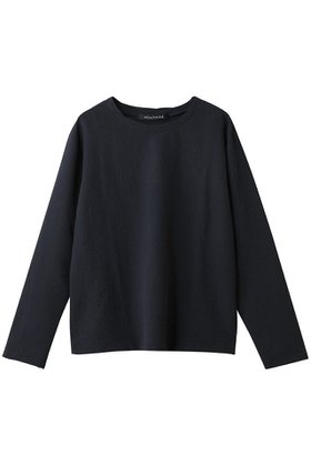 【ミズイロ インド/mizuiro ind】のjacquard crew neck P/O プルオーバー 人気、トレンドファッション・服の通販 founy(ファニー) ファッション Fashion レディースファッション Fashion for Women トップス・カットソー Cut & Sew Tops シャツ・ブラウス・オフィスカジュアル Elegant Blouses & Button-Ups カジュアルプルオーバー・ニットトップス Pullovers & Knit Tops / Casual Pullovers おすすめ Recommended / Our Picks カットソー Cut and Sewn Top シンプル Simple, Minimal ジャカード／ジャガード Jacquard, Woven Pattern ストレッチ Stretch, Stretchy Fabric スリーブ Sleeve, Long Sleeve / Short Sleeve セットアップ Set-Up, Coordinated Outfit ロング Long, Long-Length 新作・新入荷 New Arrivals / New In |ID:prp329100004680151