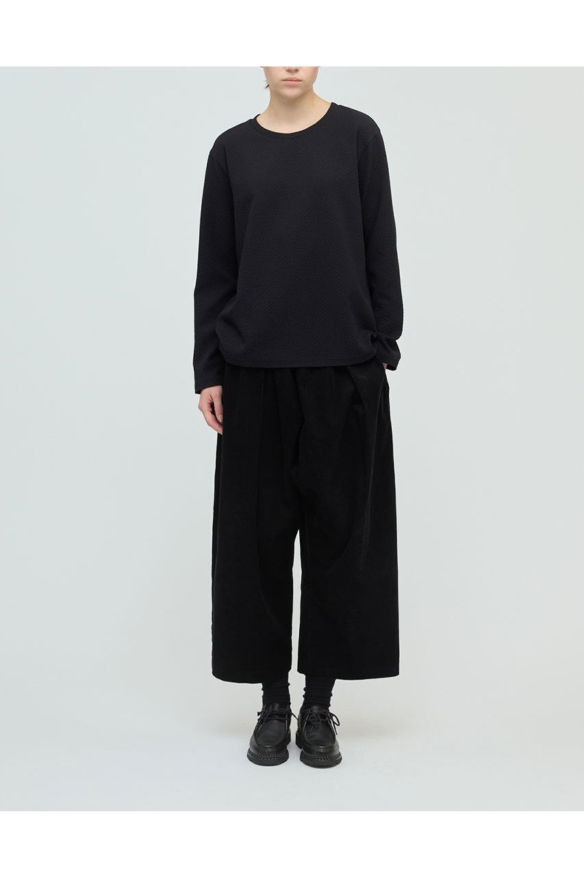 【ミズイロ インド/mizuiro ind】のjacquard crew neck P/O プルオーバー 人気、トレンドファッション・服の通販 founy(ファニー) 　ファッション　Fashion　レディースファッション　Fashion for Women　トップス・カットソー　Cut & Sew Tops　シャツ・ブラウス・オフィスカジュアル　Elegant Blouses & Button-Ups　カジュアルプルオーバー・ニットトップス　Pullovers & Knit Tops / Casual Pullovers　おすすめ　Recommended / Our Picks　カットソー　Cut and Sewn Top　シンプル　Simple, Minimal　ジャカード／ジャガード　Jacquard, Woven Pattern　ストレッチ　Stretch, Stretchy Fabric　スリーブ　Sleeve, Long Sleeve / Short Sleeve　セットアップ　Set-Up, Coordinated Outfit　ロング　Long, Long-Length　新作・新入荷　New Arrivals / New In　other-6|ID: prp329100004680151 ipo3291000000033806201