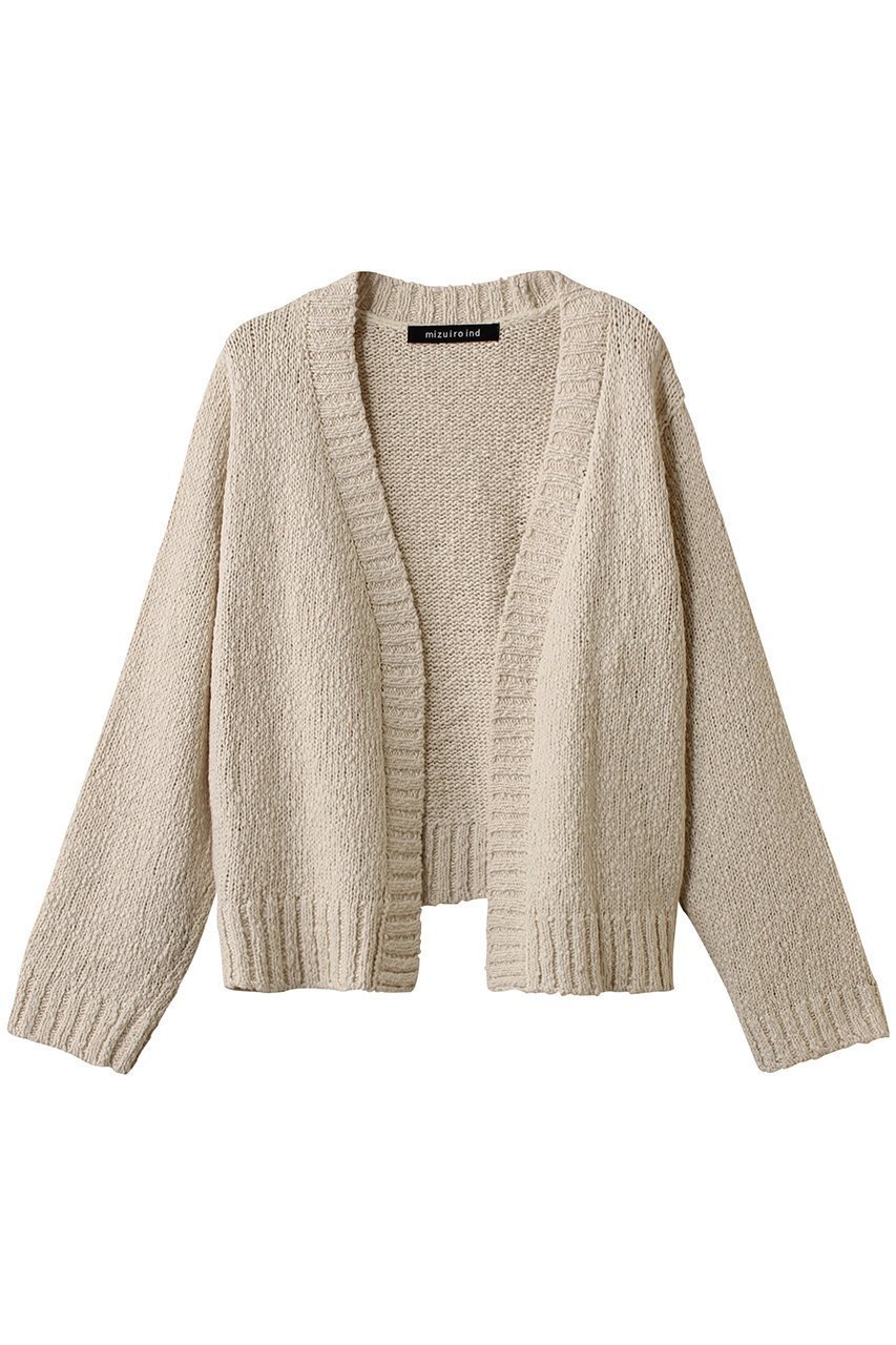 【ミズイロ インド/mizuiro ind】のLily-yarn V neck C/D カーディガン 人気、トレンドファッション・服の通販 founy(ファニー) 　ファッション　Fashion　レディースファッション　Fashion for Women　トップス・カットソー　Cut & Sew Tops　ニット　Knit Tops & Sweaters　カーディガン・羽織り　Layered Style Cardigans　カーディガン　Cardigan, Knitwear　シンプル　Simple, Minimal　ネップ　Nepp, Slub Yarn　新作・新入荷　New Arrivals / New In　 other-1|ID: prp329100004680153 ipo3291000000033806207