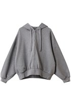 【エリオポール/heliopole】のCROPPED SWEAT ZIP フーディー 人気、トレンドファッション・服の通販 founy(ファニー) ファッション Fashion レディースファッション Fashion for Women トップス・カットソー Cut & Sew Tops シャツ・ブラウス・オフィスカジュアル Elegant Blouses & Button-Ups レディースパーカー・カジュアルフーディー Casual Hoodies & Sweatshirts ロングTシャツ・Tシャツ Longline T-Shirts & Tees スウェット・クルーネックトップス Sweatshirts & Crewnecks / Relaxed Fit Sweat Tops カットソー・ベーシックTシャツ Cut-and-Sewn Tops / Stretch Tees & Basics クロップド Cropped, Short Length バランス Balance, Style Balance ヘムライン Hemline, Bottom Cut 新作・新入荷 New Arrivals / New In thumbnail グレー|ID: prp329100004680154 ipo3291000000033806221