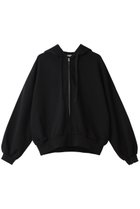 【エリオポール/heliopole】のCROPPED SWEAT ZIP フーディー 人気、トレンドファッション・服の通販 founy(ファニー) ファッション Fashion レディースファッション Fashion for Women トップス・カットソー Cut & Sew Tops シャツ・ブラウス・オフィスカジュアル Elegant Blouses & Button-Ups レディースパーカー・カジュアルフーディー Casual Hoodies & Sweatshirts ロングTシャツ・Tシャツ Longline T-Shirts & Tees スウェット・クルーネックトップス Sweatshirts & Crewnecks / Relaxed Fit Sweat Tops カットソー・ベーシックTシャツ Cut-and-Sewn Tops / Stretch Tees & Basics クロップド Cropped, Short Length バランス Balance, Style Balance ヘムライン Hemline, Bottom Cut 新作・新入荷 New Arrivals / New In thumbnail ブラック|ID: prp329100004680154 ipo3291000000033806222