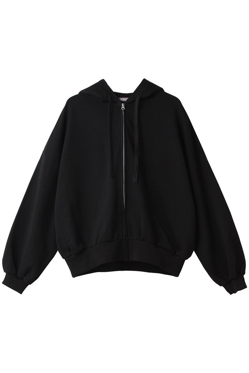 【エリオポール/heliopole】のCROPPED SWEAT ZIP フーディー インテリア・キッズ・メンズ・レディースファッション・服の通販 founy(ファニー) 　ファッション　Fashion　レディースファッション　Fashion for Women　トップス・カットソー　Cut & Sew Tops　シャツ・ブラウス・オフィスカジュアル　Elegant Blouses & Button-Ups　レディースパーカー・カジュアルフーディー　Casual Hoodies & Sweatshirts　ロングTシャツ・Tシャツ　Longline T-Shirts & Tees　スウェット・クルーネックトップス　Sweatshirts & Crewnecks / Relaxed Fit Sweat Tops　カットソー・ベーシックTシャツ　Cut-and-Sewn Tops / Stretch Tees & Basics　クロップド　Cropped, Short Length　バランス　Balance, Style Balance　ヘムライン　Hemline, Bottom Cut　新作・新入荷　New Arrivals / New In　ブラック|ID: prp329100004680154 ipo3291000000033806222