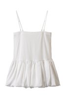 【ミディウミソリッド/MIDIUMISOLID】のbaloon tube top トップ 人気、トレンドファッション・服の通販 founy(ファニー) ファッション Fashion レディースファッション Fashion for Women トップス・カットソー Cut & Sew Tops キャミソール&ノースリーブ Camisoles & Sleeveless Tops シャツ・ブラウス・オフィスカジュアル Elegant Blouses & Button-Ups キャミソール Camisole, Spaghetti Strap Top サテン Satin, Glossy Fabric ノースリーブ Sleeveless, No-Sleeve バルーン Balloon, Balloon Silhouette パーティ Party, Party Style フレア Flare, Flared ベーシック Basic, Essential ペプラム Peplum, Flared Hem 新作・新入荷 New Arrivals / New In |ID:prp329100004680155