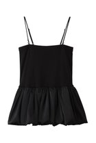【ミディウミソリッド/MIDIUMISOLID】のbaloon tube top トップ 人気、トレンドファッション・服の通販 founy(ファニー) ファッション Fashion レディースファッション Fashion for Women トップス・カットソー Cut & Sew Tops キャミソール&ノースリーブ Camisoles & Sleeveless Tops シャツ・ブラウス・オフィスカジュアル Elegant Blouses & Button-Ups キャミソール Camisole, Spaghetti Strap Top サテン Satin, Glossy Fabric ノースリーブ Sleeveless, No-Sleeve バルーン Balloon, Balloon Silhouette パーティ Party, Party Style フレア Flare, Flared ベーシック Basic, Essential ペプラム Peplum, Flared Hem 新作・新入荷 New Arrivals / New In thumbnail black|ID: prp329100004680155 ipo3291000000033806232