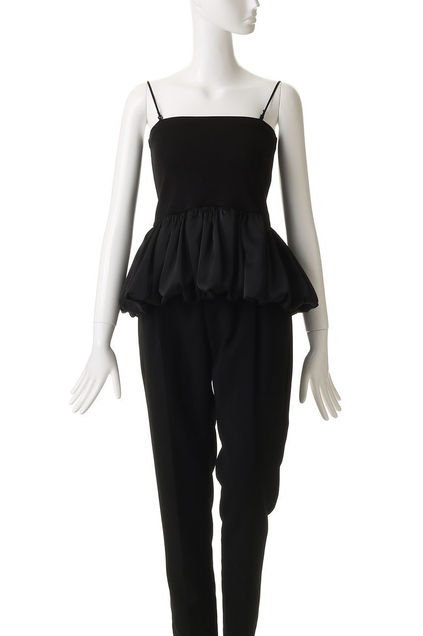 【ミディウミソリッド/MIDIUMISOLID】のbaloon tube top トップ 人気、トレンドファッション・服の通販 founy(ファニー) 　ファッション　Fashion　レディースファッション　Fashion for Women　トップス・カットソー　Cut & Sew Tops　キャミソール&ノースリーブ　Camisoles & Sleeveless Tops　シャツ・ブラウス・オフィスカジュアル　Elegant Blouses & Button-Ups　キャミソール　Camisole, Spaghetti Strap Top　サテン　Satin, Glossy Fabric　ノースリーブ　Sleeveless, No-Sleeve　バルーン　Balloon, Balloon Silhouette　パーティ　Party, Party Style　フレア　Flare, Flared　ベーシック　Basic, Essential　ペプラム　Peplum, Flared Hem　新作・新入荷　New Arrivals / New In　other-2|ID: prp329100004680155 ipo3291000000033806234