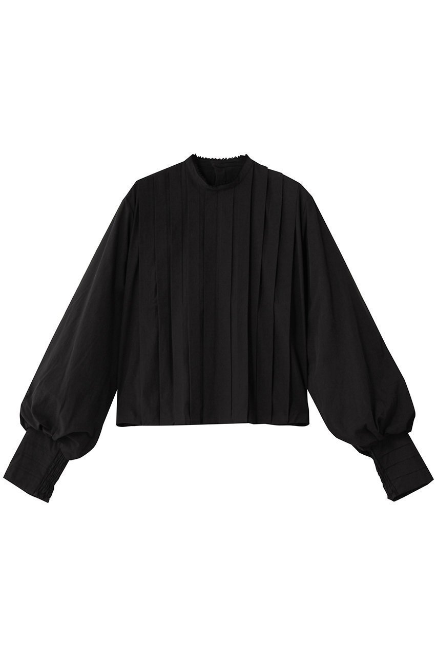 【ハー/HER.】のコットンタックブラウス 人気、トレンドファッション・服の通販 founy(ファニー) 　ファッション　Fashion　レディースファッション　Fashion for Women　トップス・カットソー　Cut & Sew Tops　シャツ・ブラウス・オフィスカジュアル　Elegant Blouses & Button-Ups　スタンド　Stand Collar, Upright Stand　スリーブ　Sleeve, Long Sleeve / Short Sleeve　トレンド　Trend, Trending Now　ボトム　Bottoms, Lower Wear　ロング　Long, Long-Length　 other-1|ID: prp329100004683202 ipo3291000000035753947