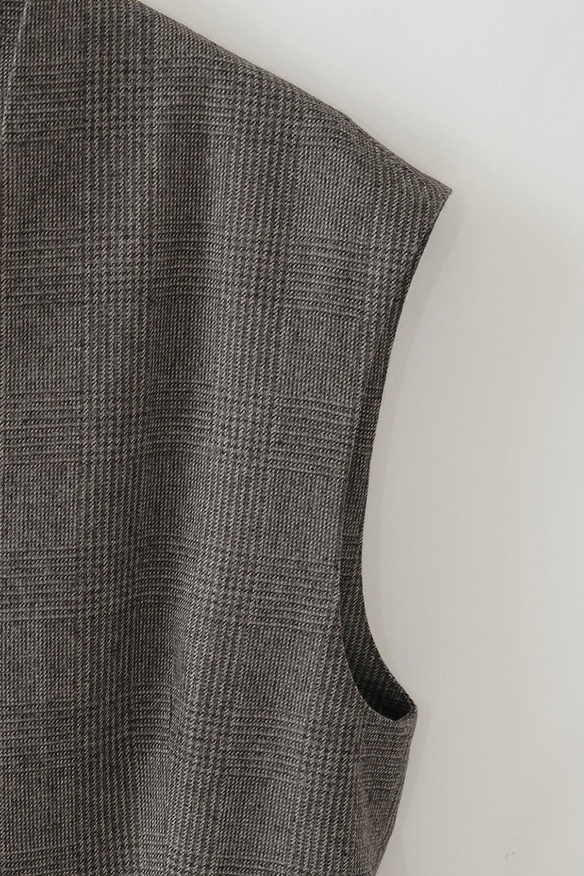 【ハー/HER.】の【9/11 12:00販売開始】サキソニーベスト 人気、トレンドファッション・服の通販 founy(ファニー) 　ファッション　Fashion　レディースファッション　Fashion for Women　アウター　Coat / Outerwear Collection　レディースジャケット・軽アウター　Jackets　おすすめ　Recommended / Our Picks　コンパクト　Compact, Small Size　ジャケット　Jacket, Outerwear　チェック　Check, Plaid, Tartan　バランス　Balance, Style Balance　ベスト　Vest, Waistcoat　ボトム　Bottoms, Lower Wear　新作・新入荷　New Arrivals / New In　秋　Autumn　other-4|ID: prp329100004683203 ipo3291000000033821271