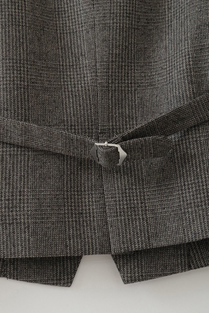 【ハー/HER.】の【9/11 12:00販売開始】サキソニーベスト 人気、トレンドファッション・服の通販 founy(ファニー) 　ファッション　Fashion　レディースファッション　Fashion for Women　アウター　Coat / Outerwear Collection　レディースジャケット・軽アウター　Jackets　おすすめ　Recommended / Our Picks　コンパクト　Compact, Small Size　ジャケット　Jacket, Outerwear　チェック　Check, Plaid, Tartan　バランス　Balance, Style Balance　ベスト　Vest, Waistcoat　ボトム　Bottoms, Lower Wear　新作・新入荷　New Arrivals / New In　秋　Autumn　other-7|ID: prp329100004683203 ipo3291000000033821274