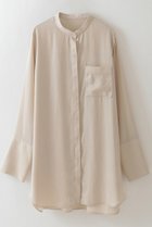 【ハー/HER.】の【9/11 12:00販売開始】ヴィンテージサテンブラウス 人気、トレンドファッション・服の通販 founy(ファニー) ファッション Fashion レディースファッション Fashion for Women トップス・カットソー Cut & Sew Tops シャツ・ブラウス・オフィスカジュアル Elegant Blouses & Button-Ups おすすめ Recommended / Our Picks サテン Satin, Glossy Fabric スリーブ Sleeve, Long Sleeve / Short Sleeve ドレープ Drape, Draping Fabric ベルベット Velvet, Velvety ロング Long, Long-Length 新作・新入荷 New Arrivals / New In thumbnail ベージュ|ID: prp329100004683204 ipo3291000000033821278