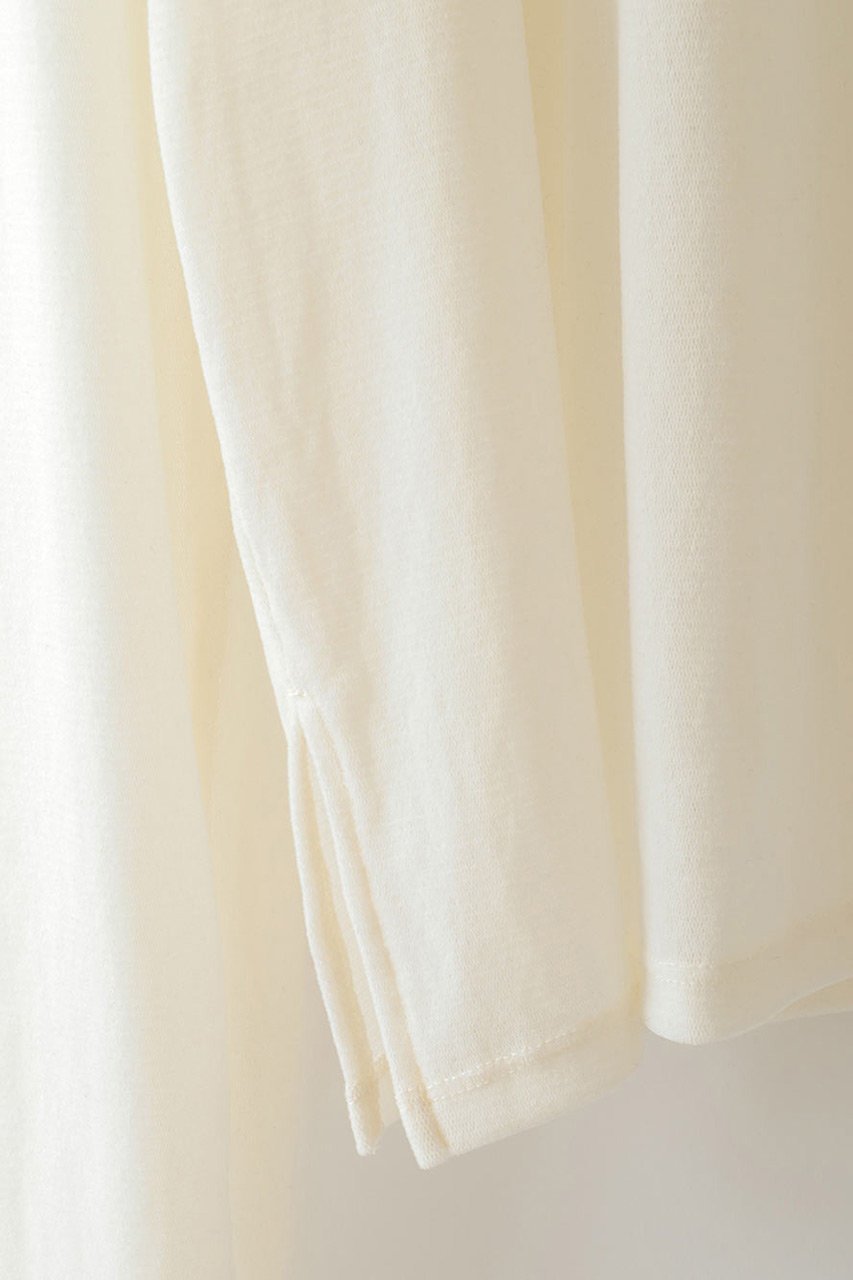 【ハー/HER.】の【9/11 12:00販売開始】フロッキーチュールトップス 人気、トレンドファッション・服の通販 founy(ファニー) 　ファッション　Fashion　レディースファッション　Fashion for Women　トップス・カットソー　Cut & Sew Tops　シャツ・ブラウス・オフィスカジュアル　Elegant Blouses & Button-Ups　ロングTシャツ・Tシャツ　Longline T-Shirts & Tees　カットソー・ベーシックTシャツ　Cut-and-Sewn Tops / Stretch Tees & Basics　カットソー　Cut and Sewn Top　スリーブ　Sleeve, Long Sleeve / Short Sleeve　チュール　Tulip, Tulip Motif　ベロア　Velour, Soft Velvet　ボトム　Bottoms, Lower Wear　ロング　Long, Long-Length　新作・新入荷　New Arrivals / New In　秋　Autumn　other-4|ID: prp329100004683205 ipo3291000000033821291