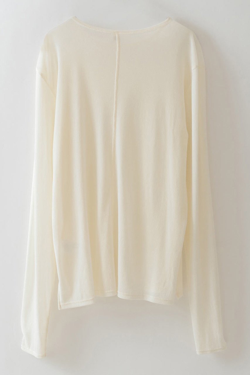 【ハー/HER.】の【9/11 12:00販売開始】フロッキーチュールトップス 人気、トレンドファッション・服の通販 founy(ファニー) 　ファッション　Fashion　レディースファッション　Fashion for Women　トップス・カットソー　Cut & Sew Tops　シャツ・ブラウス・オフィスカジュアル　Elegant Blouses & Button-Ups　ロングTシャツ・Tシャツ　Longline T-Shirts & Tees　カットソー・ベーシックTシャツ　Cut-and-Sewn Tops / Stretch Tees & Basics　カットソー　Cut and Sewn Top　スリーブ　Sleeve, Long Sleeve / Short Sleeve　チュール　Tulip, Tulip Motif　ベロア　Velour, Soft Velvet　ボトム　Bottoms, Lower Wear　ロング　Long, Long-Length　新作・新入荷　New Arrivals / New In　秋　Autumn　other-6|ID: prp329100004683205 ipo3291000000033821293